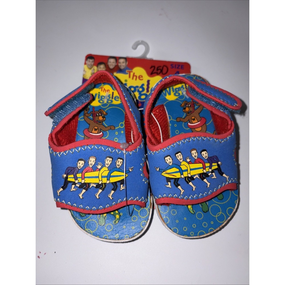 Vintage Baby Sandals The Wiggles Size 4- Deadstock Nwt‎ Prewalk